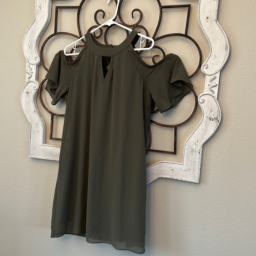 Beautiful cold shoulder dress